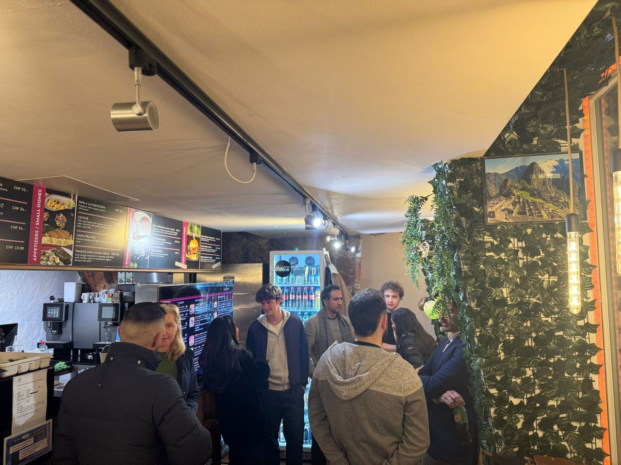 Founders mingling at Alegria