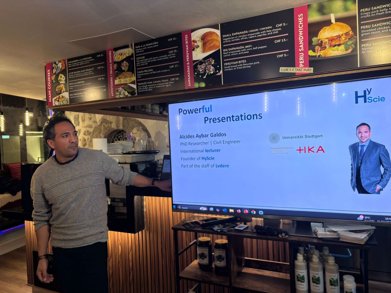 Speaker at the last event